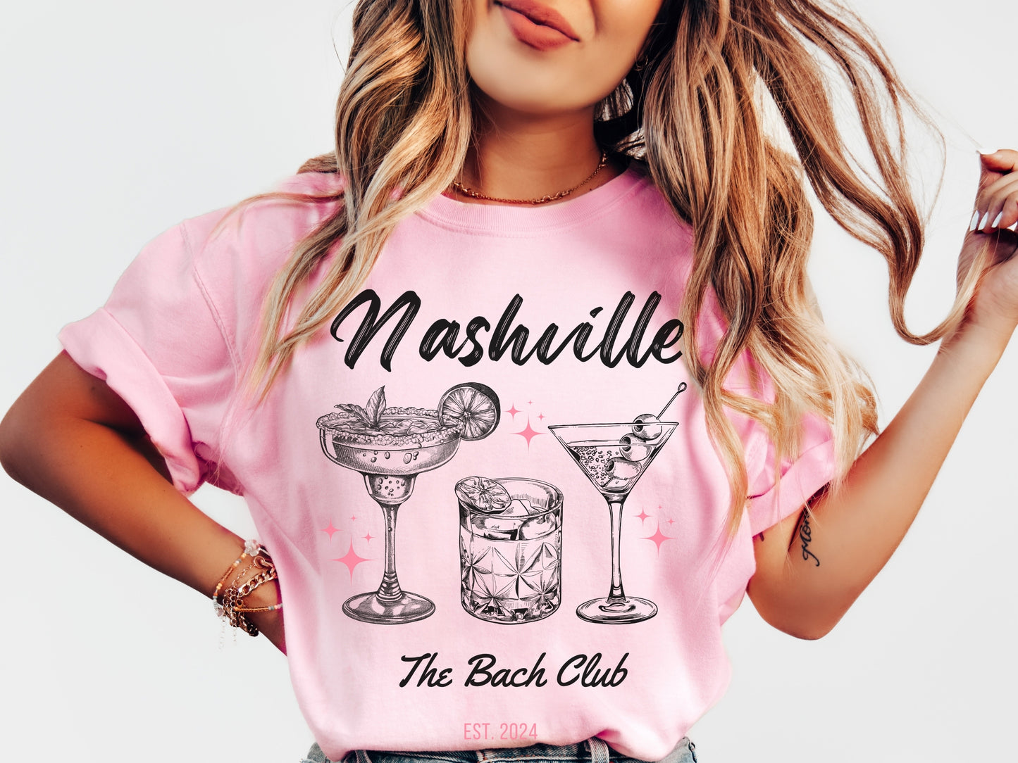 Nashville Bachelorette Trip | Black | Comfort Colors Tee