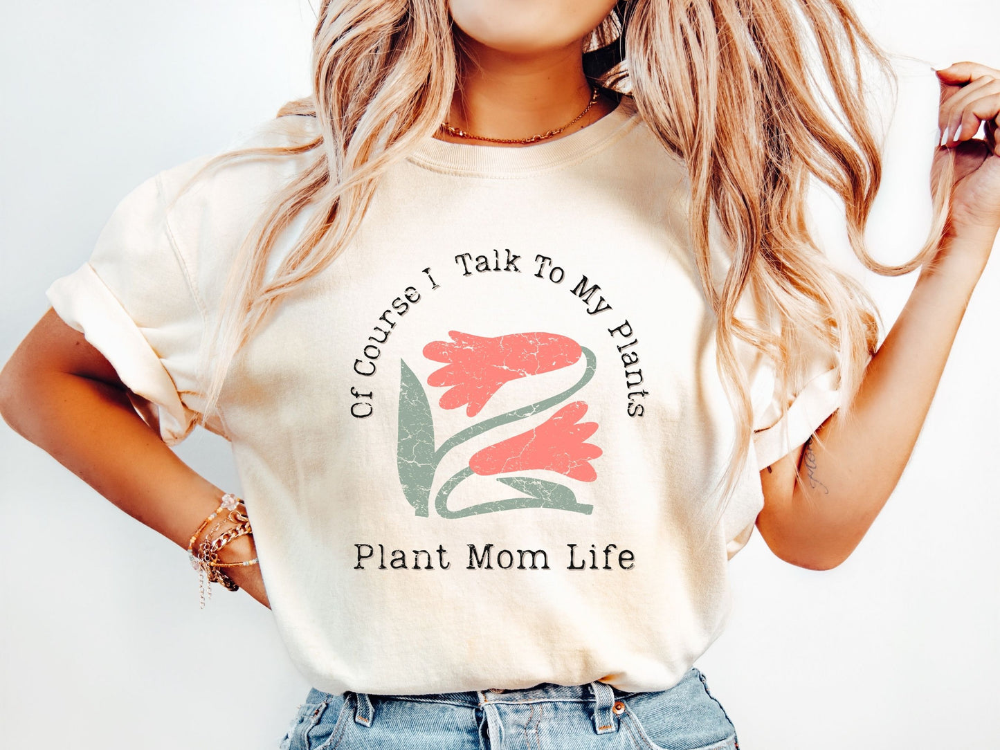 Plant Mom - RED | Comfort Colors Tee