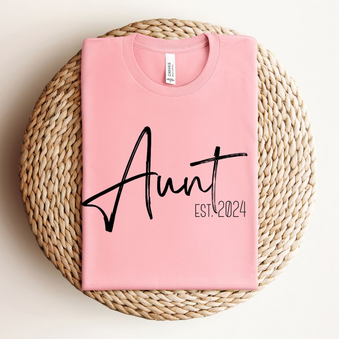 Aunt Est. 2024 | Bella Canvas Tee