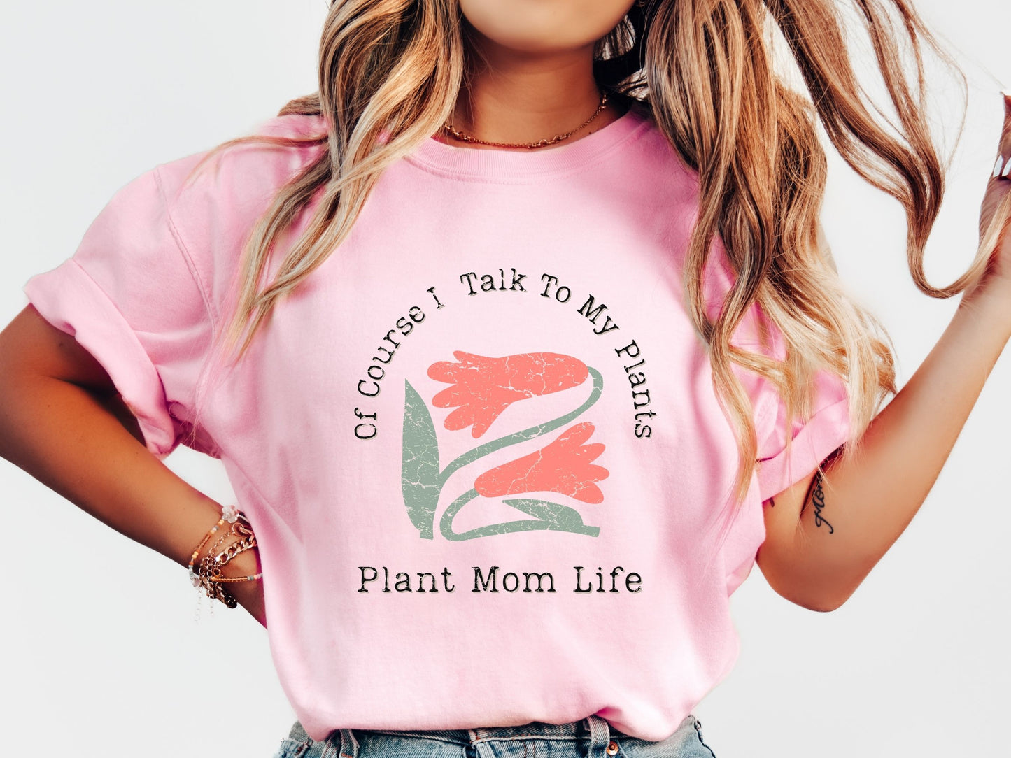 Plant Mom - RED | Comfort Colors Tee