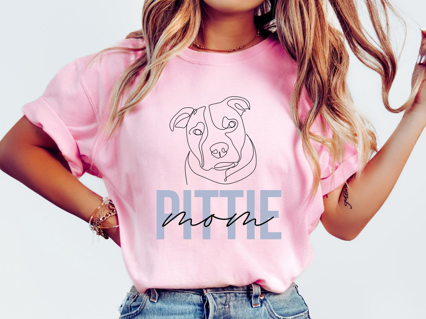 Pittie Mom | Pittbull | Comfort Colors Tee