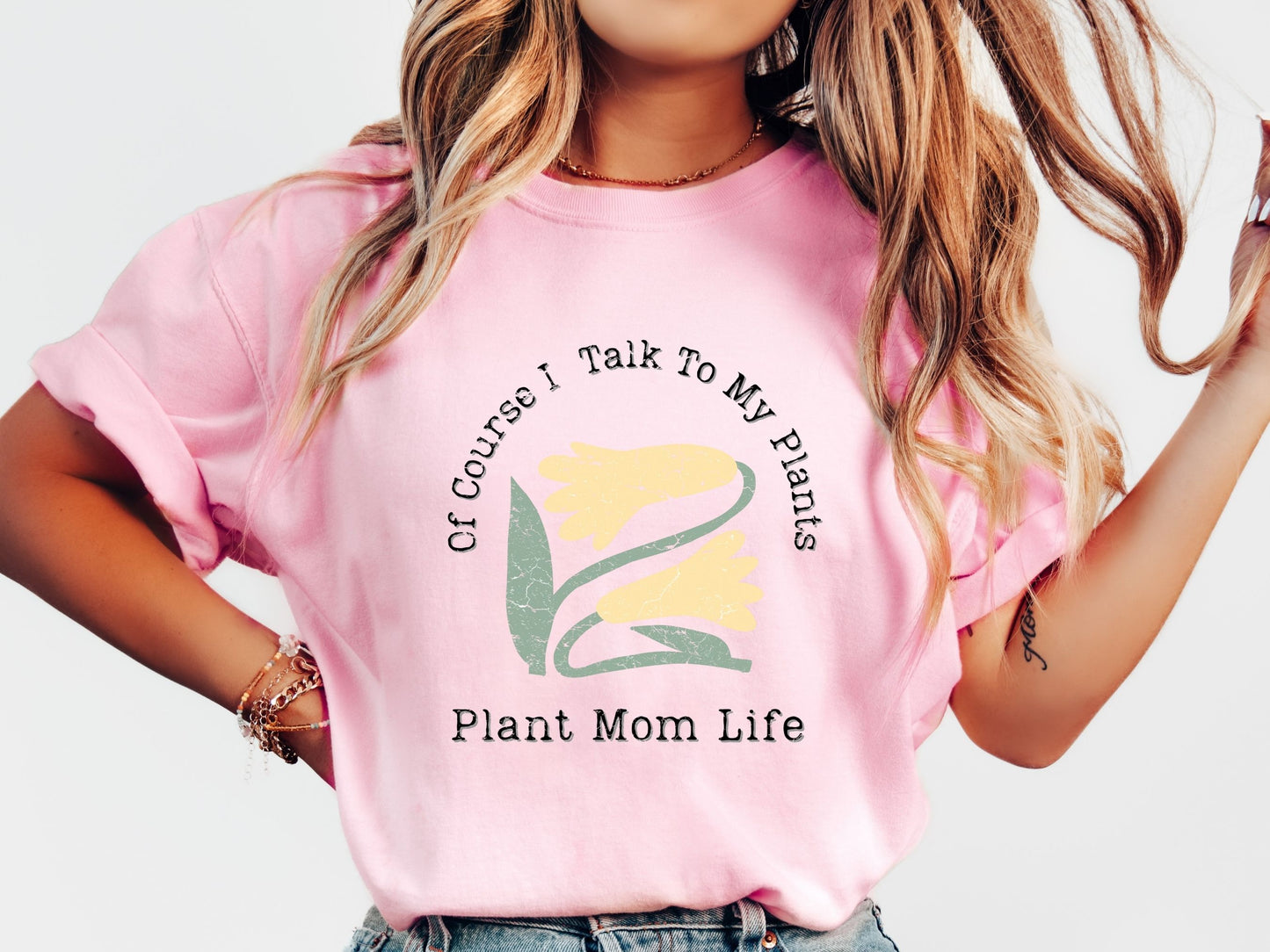 Plant Mom - YELLOW | Comfort Colors Tee
