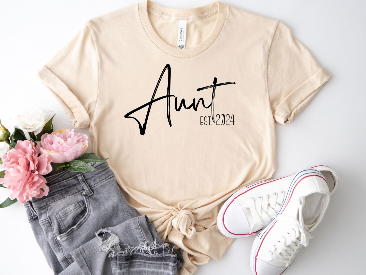 Aunt Est. 2024 | Bella Canvas Tee