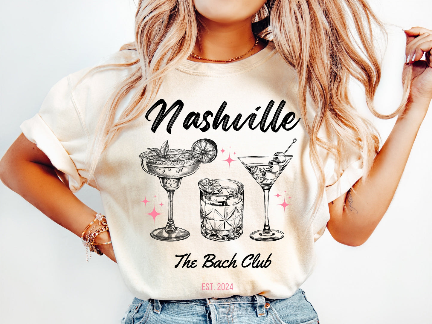 Nashville Bachelorette Trip | Black | Comfort Colors Tee