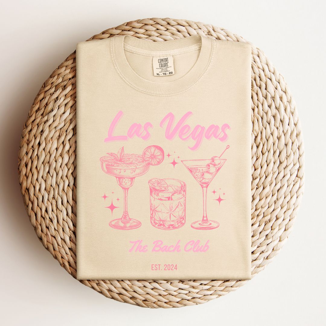 Las Vegas Bachelorette Trip | Pink | Comfort Colors Tee