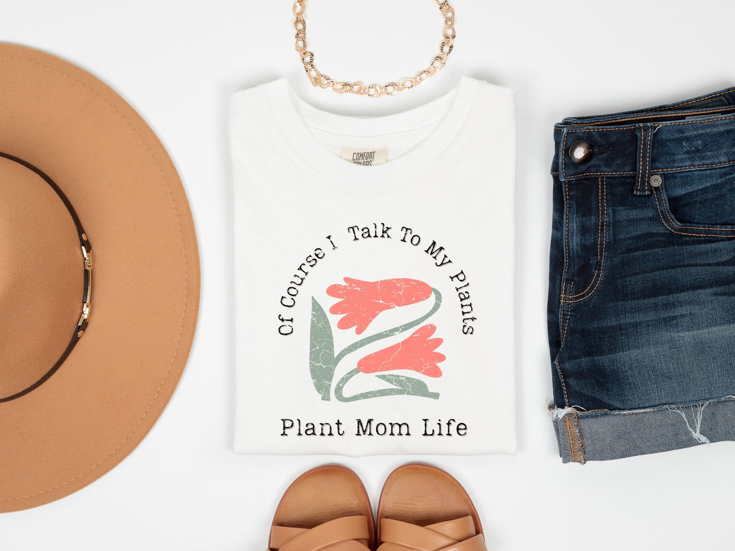 Plant Mom - RED | Comfort Colors Tee