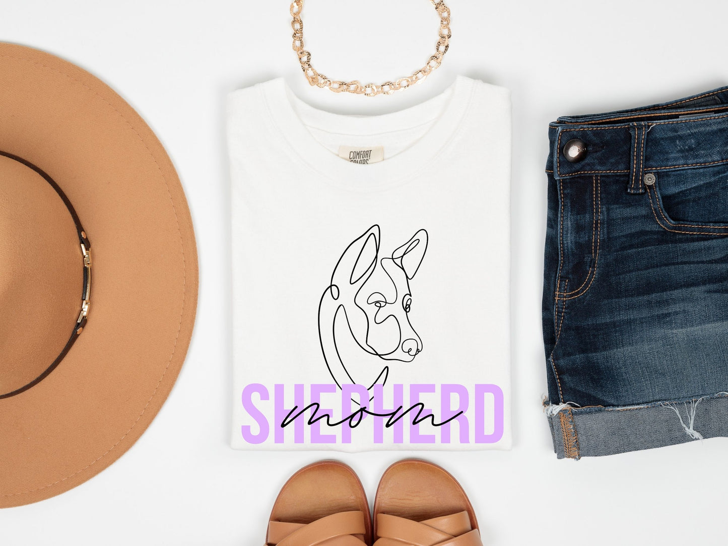 German Shepherd Mom | Comfort Colors Tee