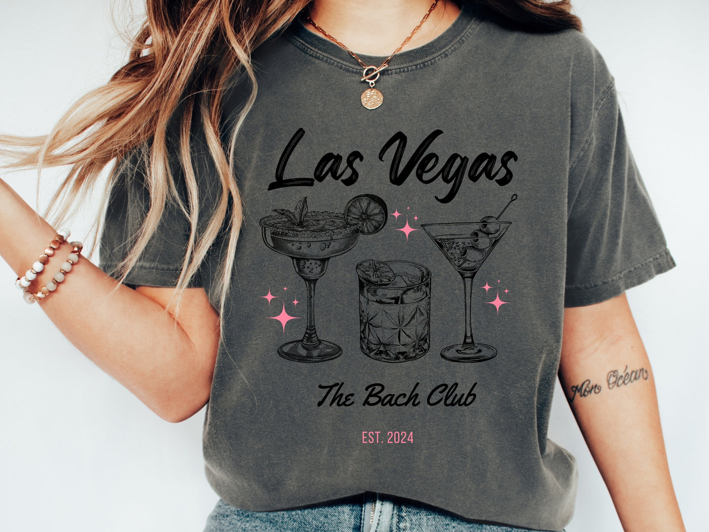 Las Vegas Bachelorette Trip | Black | Comfort Colors Tee