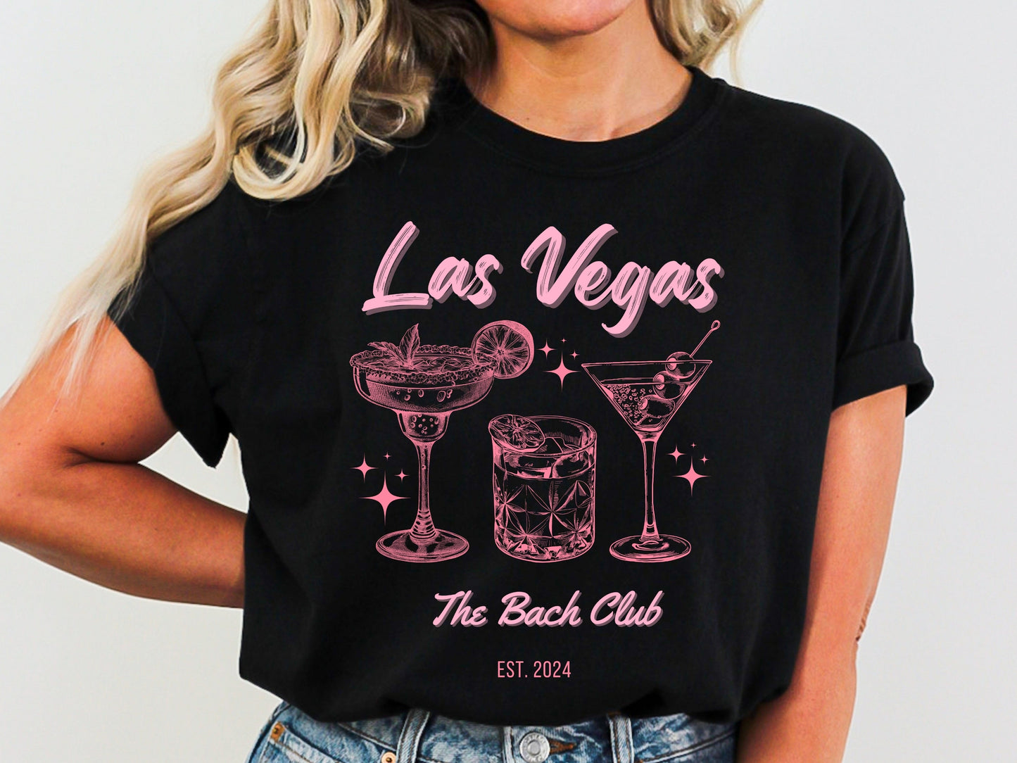 Las Vegas Bachelorette Trip | Pink | Comfort Colors Tee