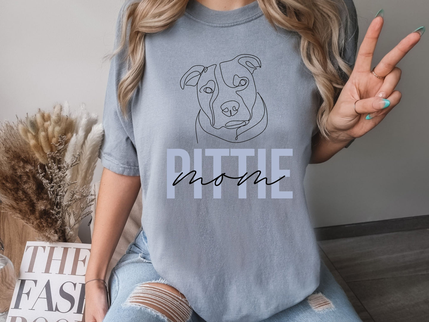 Pittie Mom | Pittbull | Comfort Colors Tee