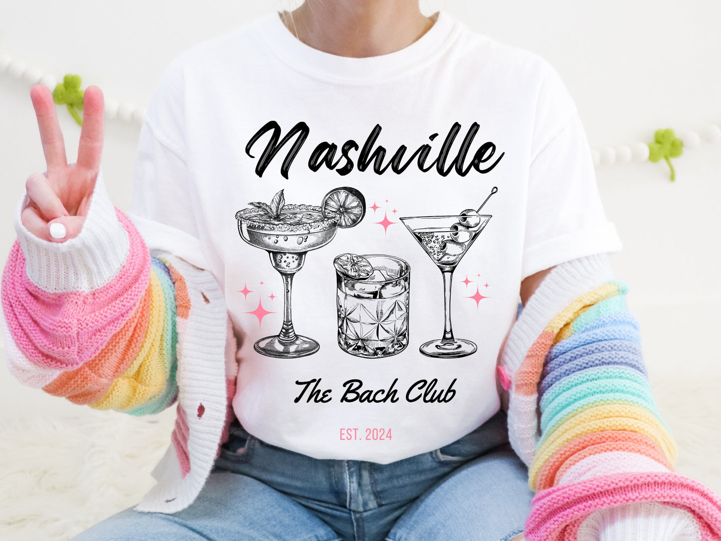 Nashville Bachelorette Trip | Black | Comfort Colors Tee