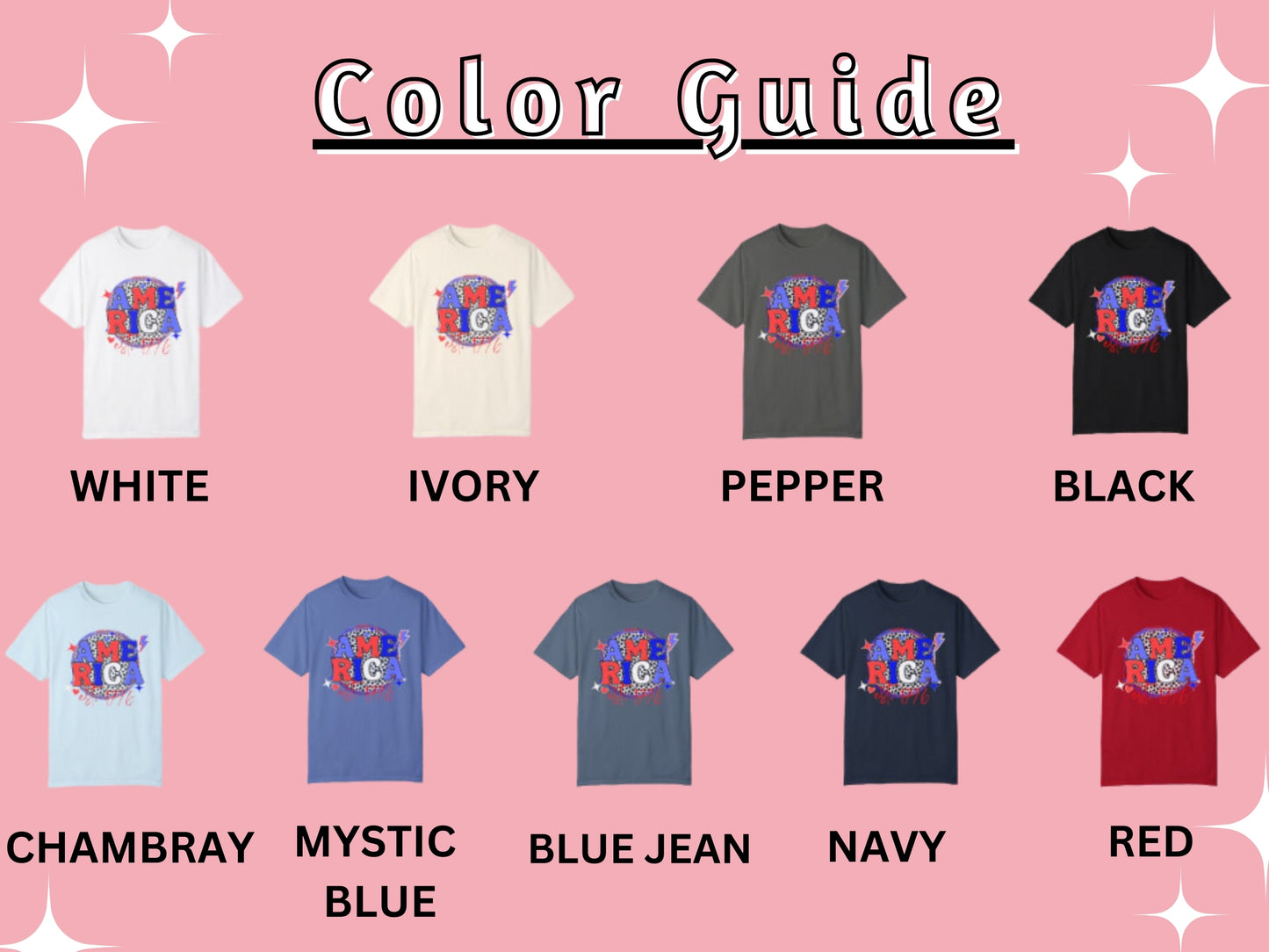 4th of July - America Shirt | Comfort Colors