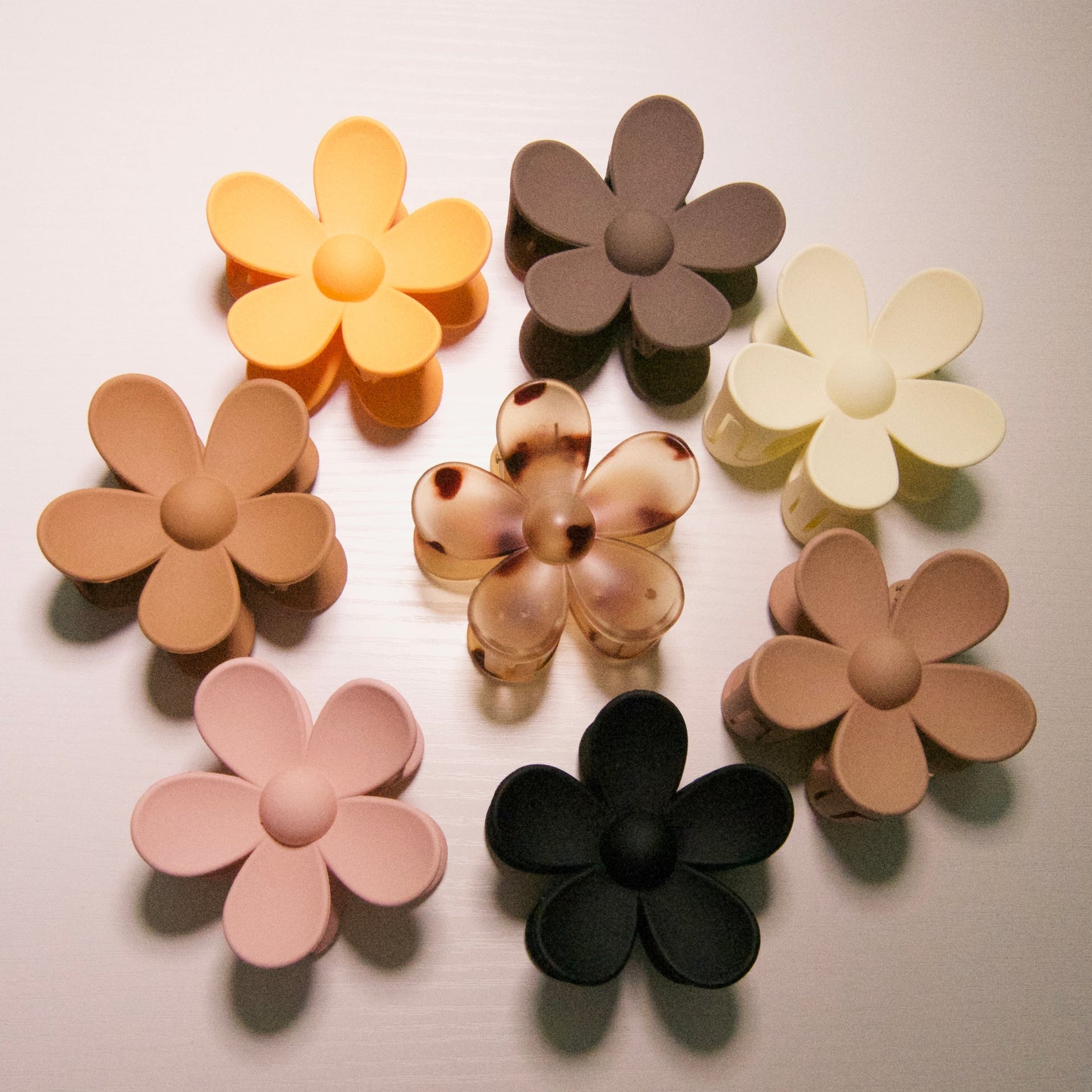 Flower Claw Clips