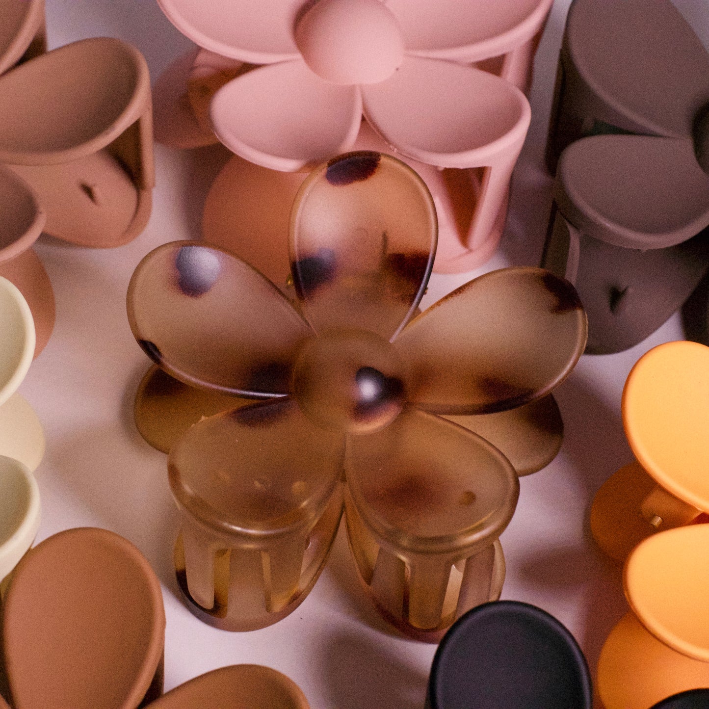 Flower Claw Clips