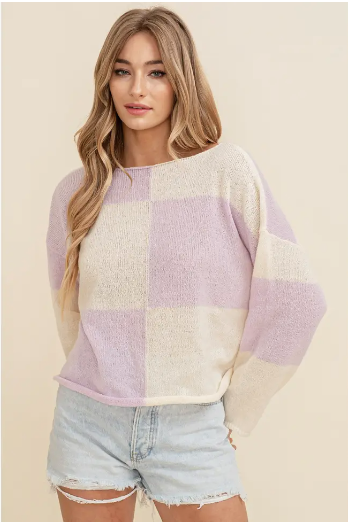 Checkered Sweater