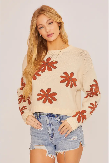 Flower Power Sweater