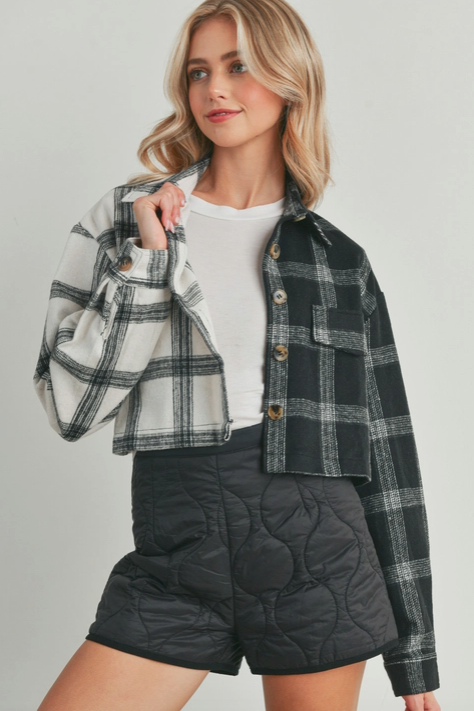 Block Flannel Shaket