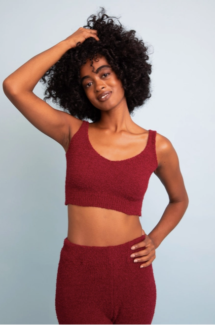 Cozy Lounge Set - Maroon