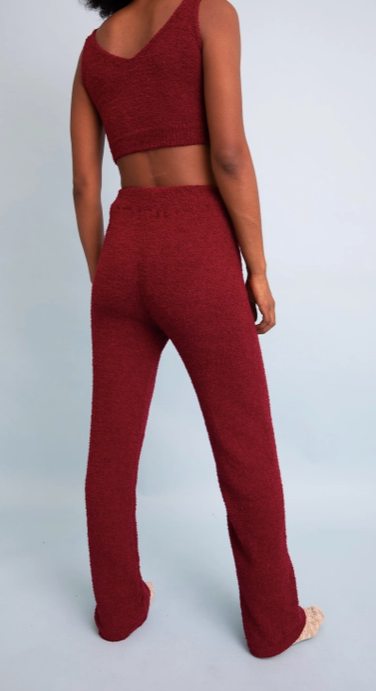 Cozy Lounge Set - Maroon