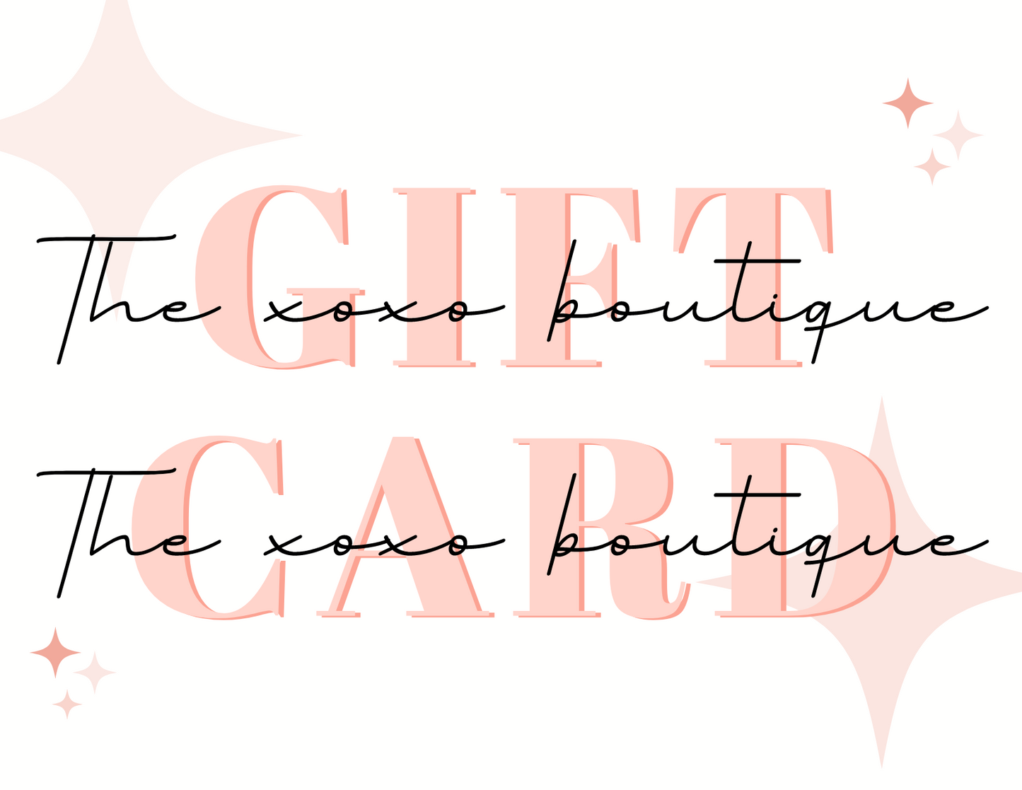 The XOXO Boutique - Gift Card