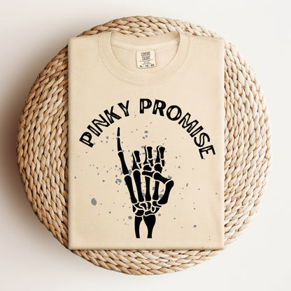 Pinky Promise T-Shirt | Black Writing