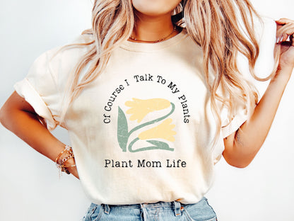 Plant Mom - YELLOW  | Comfort Colors Tee