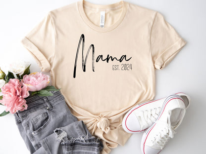 Mama Est. 2024 | Bella Canvas Tee