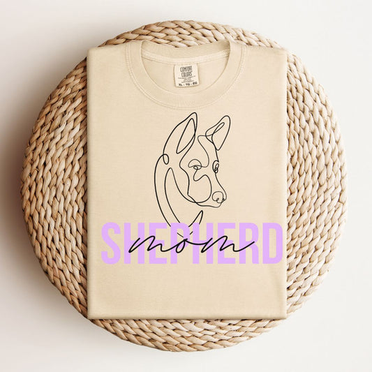 German Shepherd Mom | Comfort Colors Tee