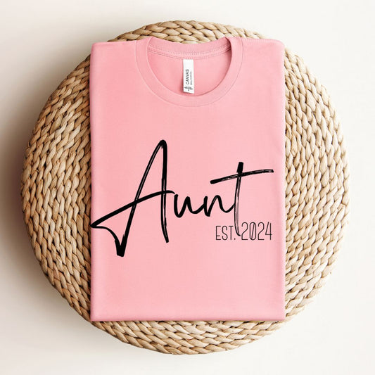 Aunt Est. 2024 | Bella Canvas Tee