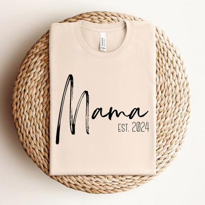 Mama Est. 2024 | Bella Canvas Tee