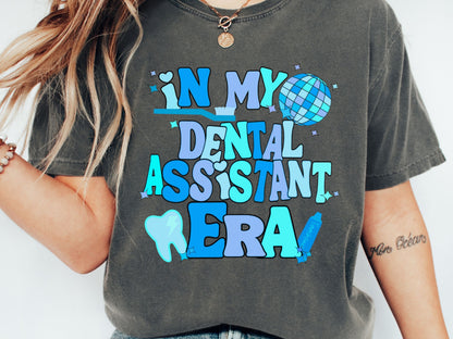 In My Dental Assistant Era | BLUE | Comfort Colors Tee