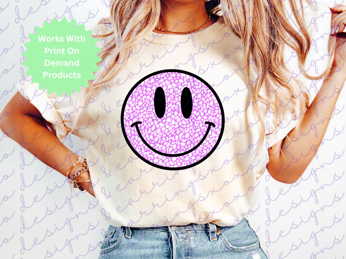 Cheetah Print Smilies PNG