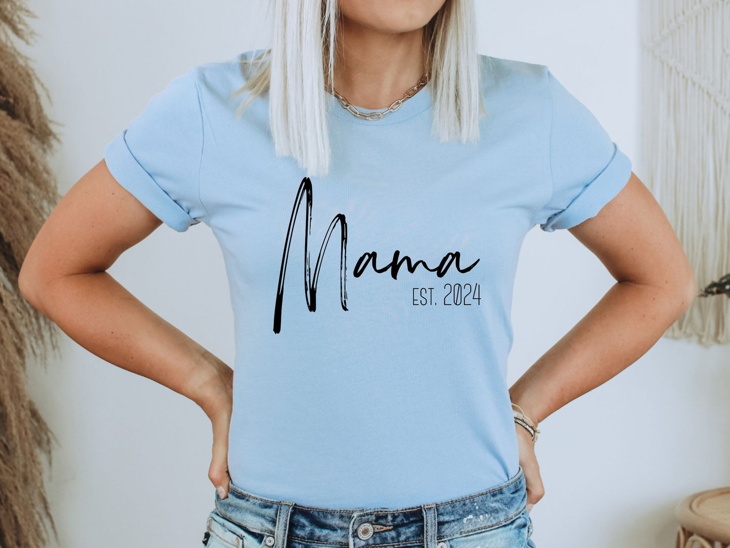 Mama Est. 2024 | Bella Canvas Tee