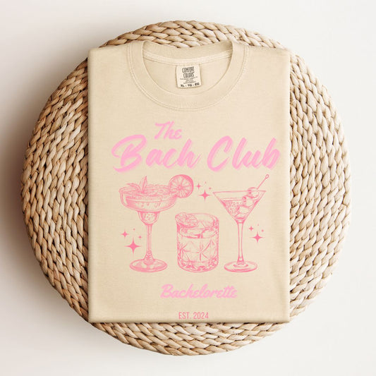 The Bach Club T-Shirt | Pink | Comfort Colors Tee