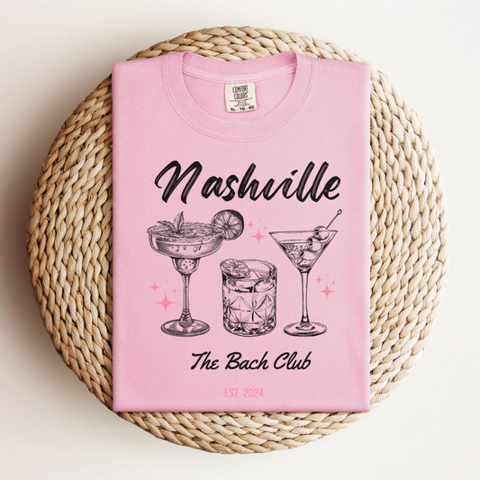 Nashville Bachelorette Trip | Black  | Comfort Colors Tee