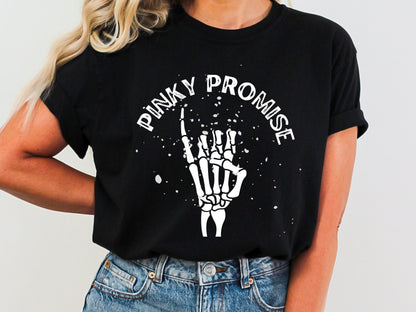 Pinky Promise T-Shirt | White Writing