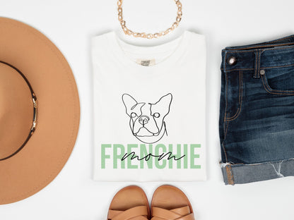 Frenchie Mom | French Bulldog | Comfort Colors Tee