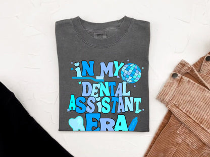 In My Dental Assistant Era | BLUE | Comfort Colors Tee