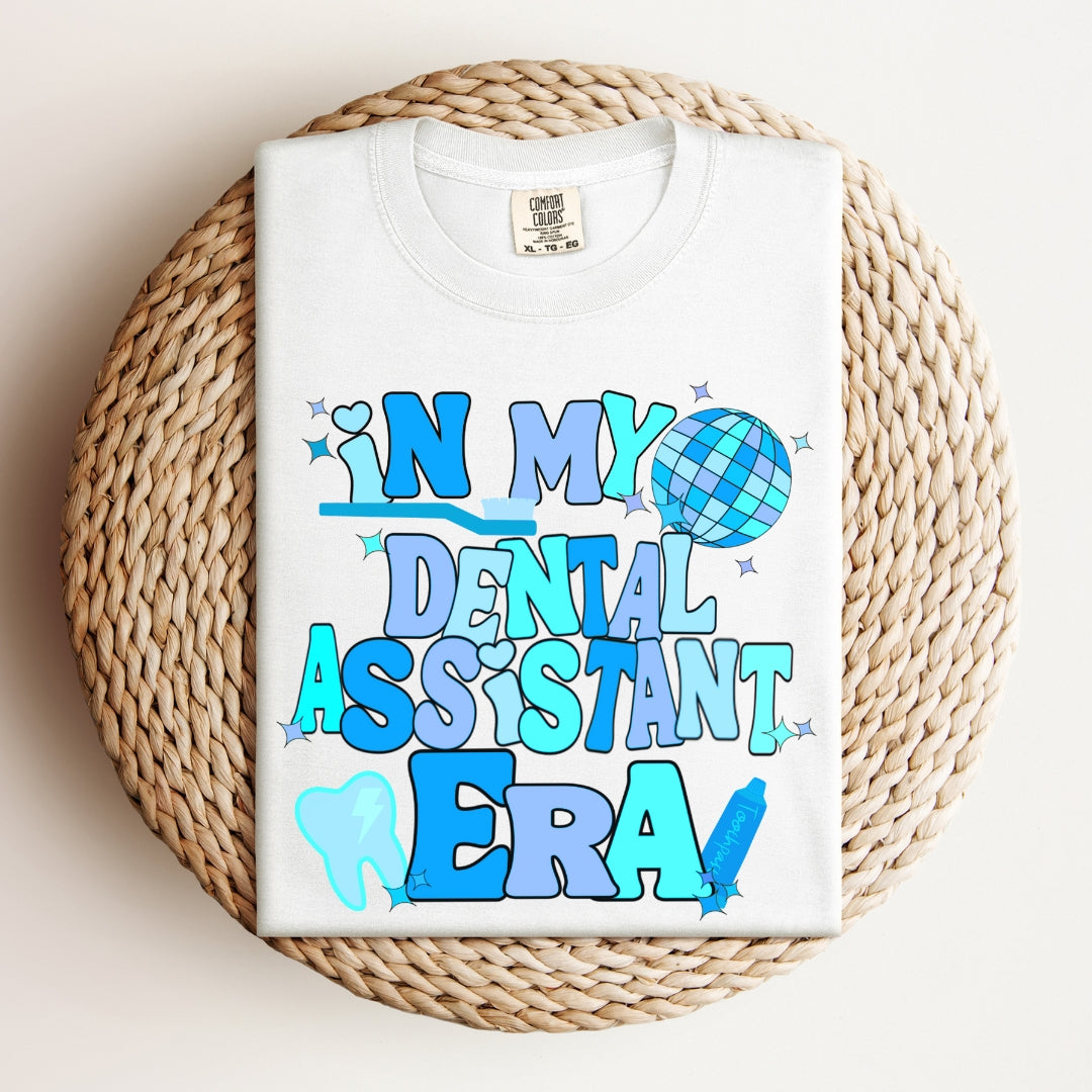 In My Dental Assistant Era | BLUE | Comfort Colors Tee