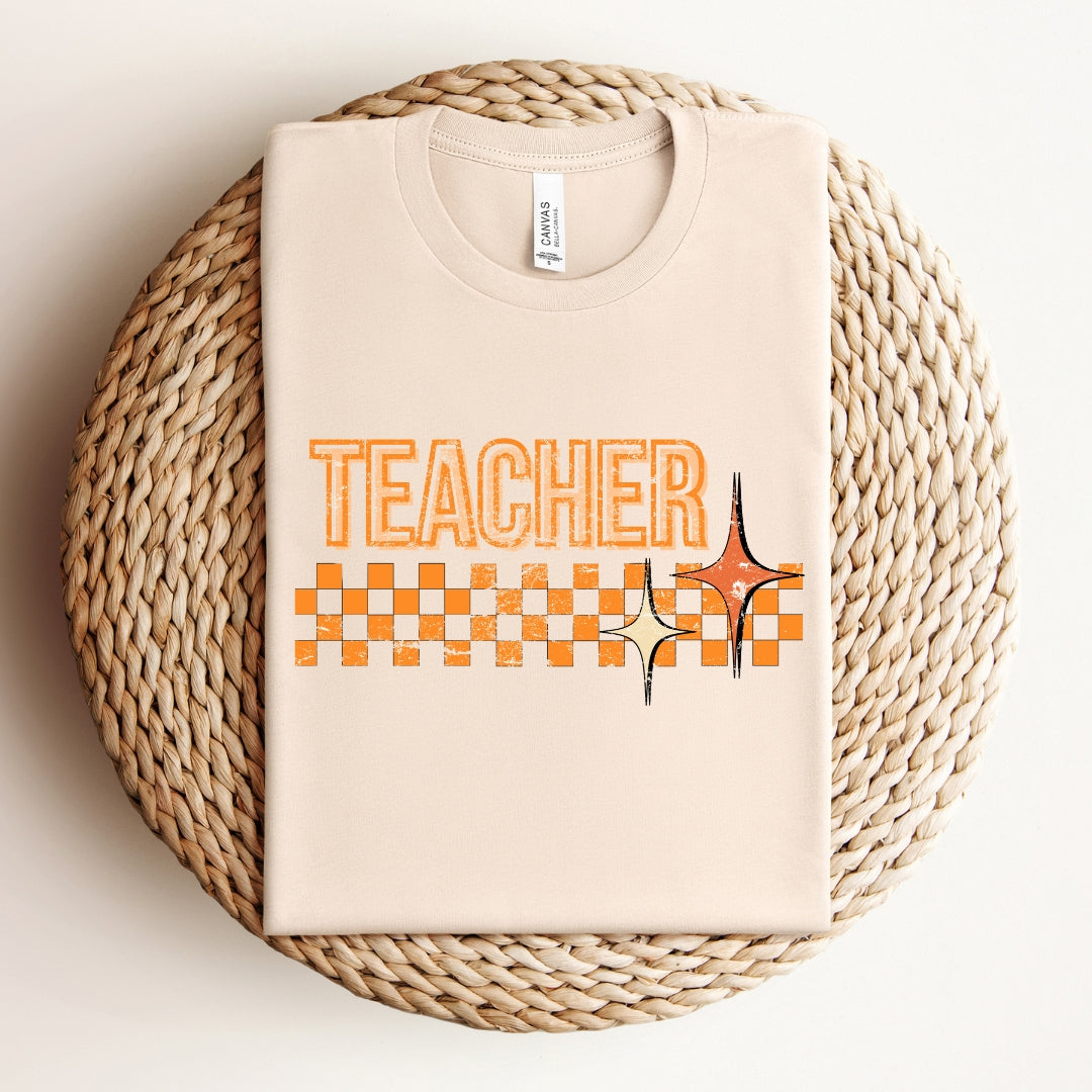 Retro Teacher | Bella + Canva T-Shirt