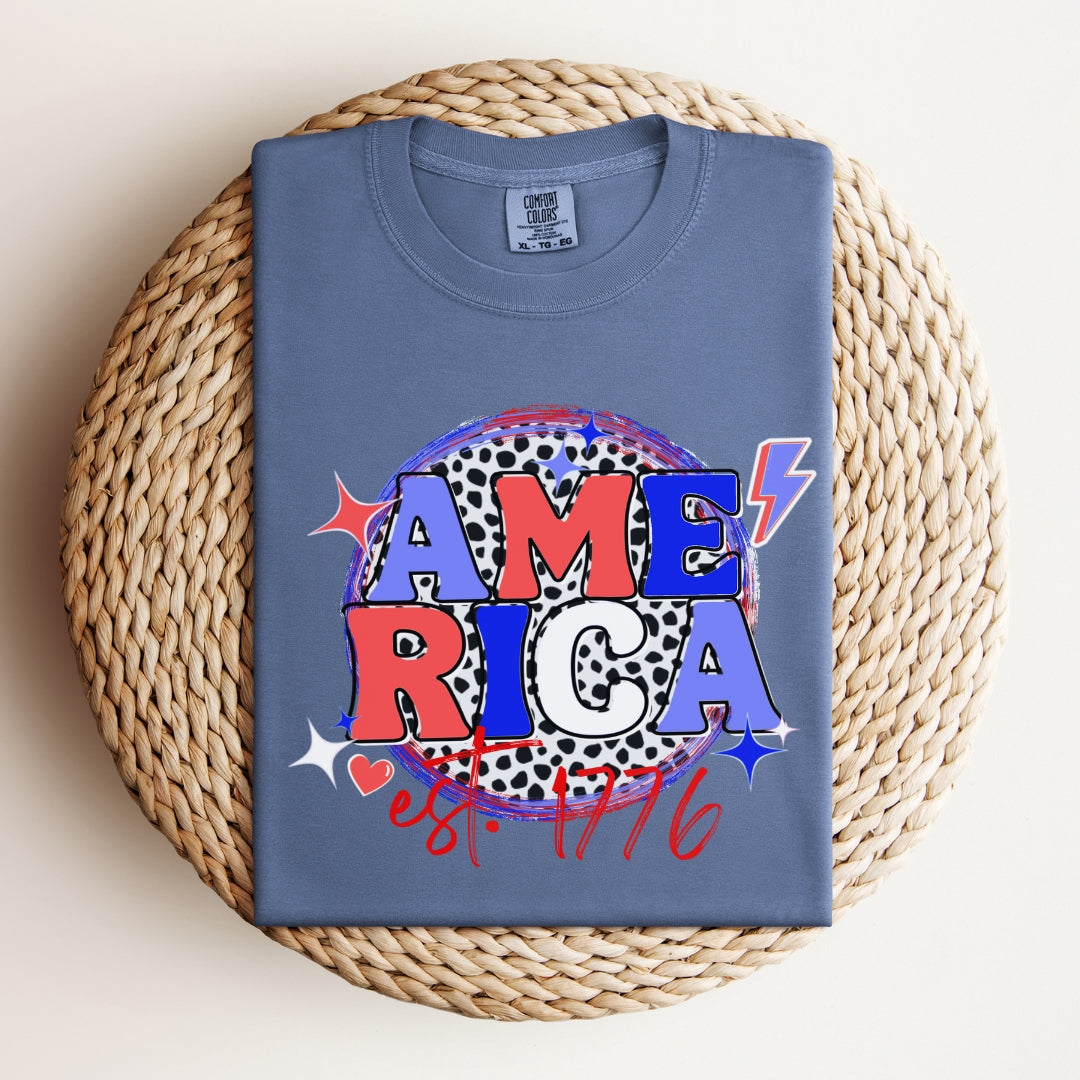 4th of July - America Shirt |  Comfort Colors