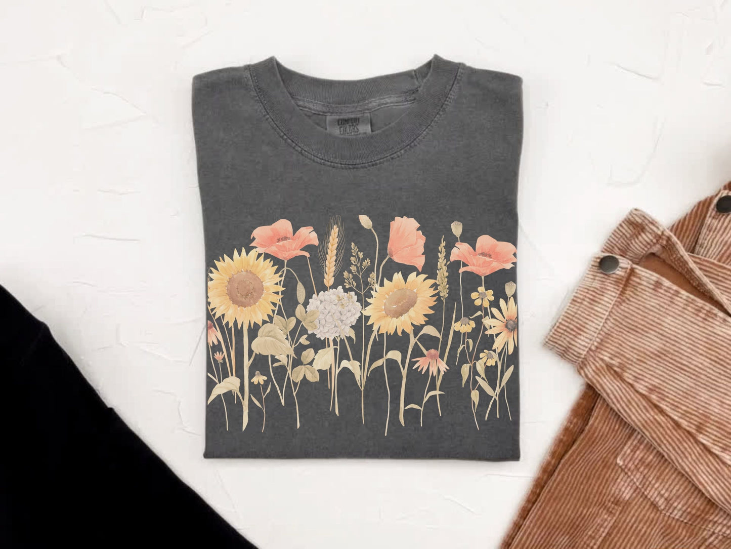 Sunflower Fields | Comfort Colors Tee