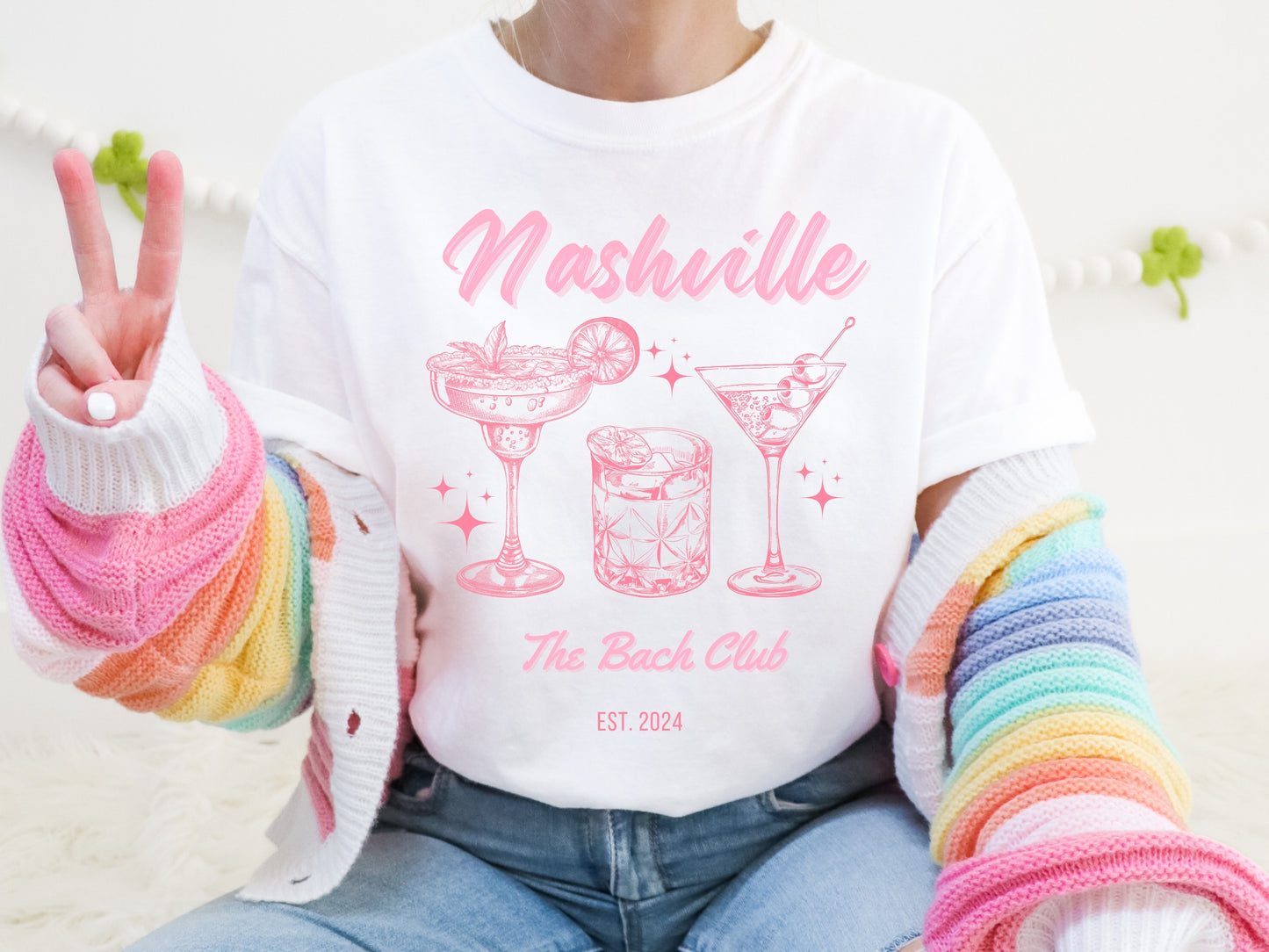 Nashville Bachelorette Trip | Pink  | Comfort Colors Tee