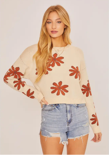 Flower Power Sweater