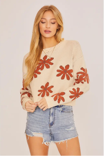 Flower Power Sweater